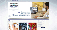 Desktop Screenshot of cursosuniarte.com.br